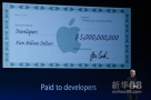 新华社照片，旧金山，2012年6月11日 苹果公司首席执行官蒂姆·库克在美国旧金山举行的2012年全球开发者大会（WWDC）上演讲。新华社发