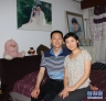 2012年5月13日，北京，刘洋和爱人张华合影。