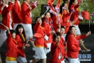 7月27日，第三十届夏季奥林匹克运动会开幕式在伦敦奥林匹克公园主体育场“伦敦碗”举行。这是中国代表团入场。 新华社记者杨磊摄