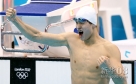 新华社照片，伦敦，2012年7月28日中国选手孙杨在比赛后庆祝。当日，在伦敦奥运会游泳男子400米自由泳决赛中，孙杨以3分40秒14的成绩获得冠军。这是中国男子游泳在奥运会上的首枚金牌。 新华社记者凡军摄 