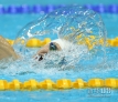 新华社照片，伦敦，2012年7月28日 中国选手孙杨在比赛中。当日，在伦敦奥运会游泳男子400米自由泳决赛中，孙杨以3分40秒14的成绩获得冠军。新华社记者费茂华摄 