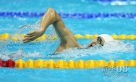 新华社照片，伦敦，2012年7月28日 中国选手孙杨在比赛中。当日，在伦敦奥运会游泳男子400米自由泳决赛中，孙杨以3分40秒14的成绩获得冠军。新华社记者费茂华摄  