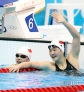 新华社照片，伦敦，2012年7月28日 中国选手叶诗文在获胜后。当日，在伦敦奥运会女子400米个人混合泳决赛中，中国选手叶诗文以4分28秒43的成绩夺得冠军，并创造新的世界纪录。新华社记者凡军摄