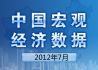 2012年7月宏观经济数据