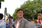 图为上海体育局局长李毓毅接受记者采访。新华网 刘寰摄