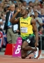 新华社照片，伦敦，2012年8月9日

    8月9日，博尔特在比赛前。
    当日，在2012年伦敦奥运会田径男子200米决赛中，牙买加选手博尔特以19秒32的成绩夺得冠军。
    新华社记者廖宇杰摄 
