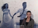 9月23日，羽坛情侣林丹和谢杏芳的婚礼在见证两人一同征战奥运会的北京工业大学体育馆举行。图为受邀嘉宾通过微博传回的前来观礼的刘璇照片。图片来源：@非凡中国体育