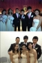 9月23日，羽坛情侣林丹和谢杏芳的婚礼在见证两人一同征战奥运会的北京工业大学体育馆举行。图为受邀嘉宾通过微博传回的伴郎伴娘团照片。图片来源：@非凡中国体育