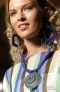 9月24日，在意大利米兰2013春夏时装周时装秀中，模特展示洛伦佐·里瓦设计的作品。新华社/EPA欧新
