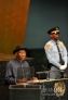 9月25日，在美国纽约联合国总部，尼日利亚总统乔纳森在联大一般性辩论上发言。新华社记者 王雷 摄 