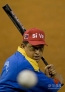 “棒球小子”查韦斯。2009年1月31日，在委内瑞拉首都加拉加斯，委总统查韦斯亲自“披挂上阵”，参加一场垒球友谊赛。新华社/路透