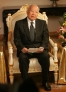 图为诺罗敦·西哈努克在北京接受媒体采访的资料照片（2004年8月18日摄）。 新华社发 