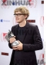 11月11日，2012 MTV欧洲音乐大奖颁奖典礼在德国法兰克福音乐厅举行。。图为获奖德国歌手蒂姆·本茨科。  北京2012年11月13日新华社/西霸 