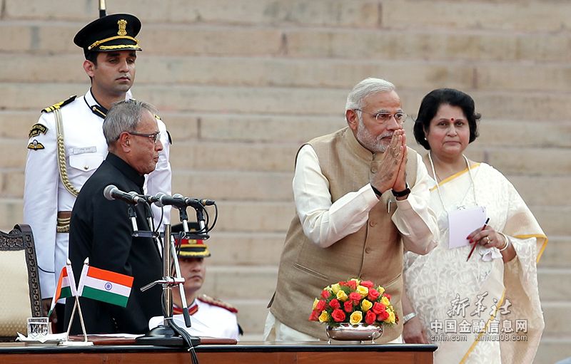 印度新任联邦总理莫迪宣誓就职