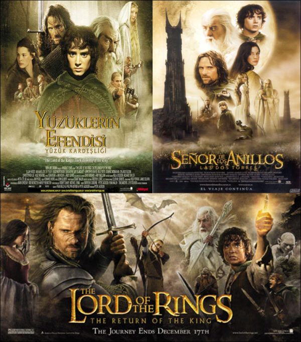 《魔戒》三部曲海报《霍比特人》人物形象海报小编私信奉献:"中土f4"