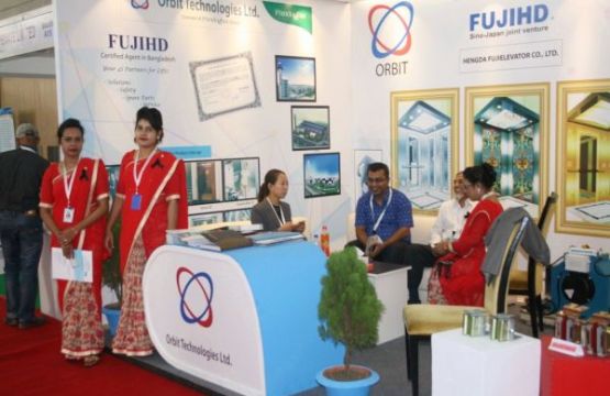 恒达富士电梯精彩亮相孟加拉国国际电梯展览会