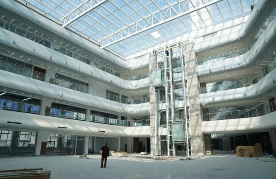 恒达富士电梯练市新工厂办公楼现已竣工