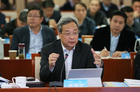 国务院发展研究中心产业经济研究部部长、研究员赵昌文发言