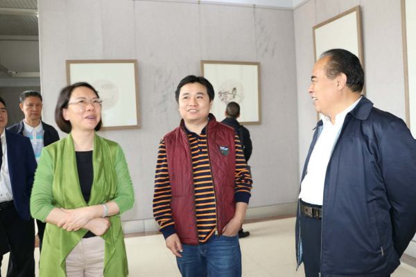 文心入韵李志国中国画作品展在菏泽举行