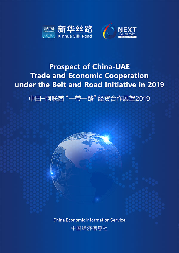 图为大会发布《中国—阿联酋“一带一路”经贸合作展望2019》报告