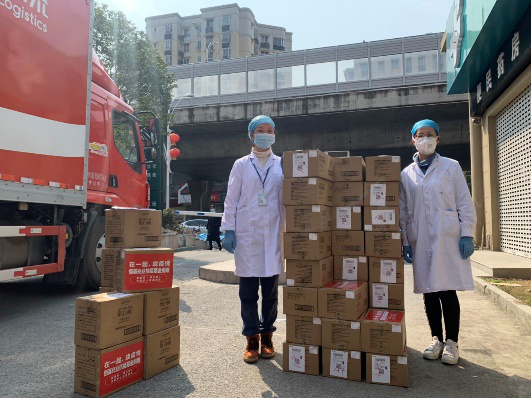图片2 2月23日，武汉市中心医院、第一医院等已经收到远道而来的能量棒
