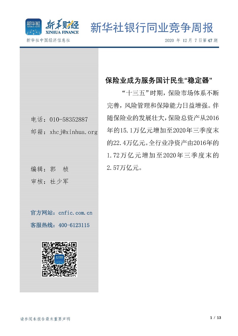 页面提取自－新华社银行同业竞争周报2020年第47期（20201207）.jpg